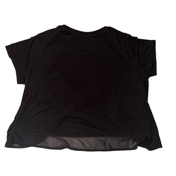 Avia Plus Size Black Short Sleeve Top XXXL - Picture 1 of 6